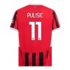 Maglia ufficiale AC Milan Pulisic 11 Casa 2024-25 per Bambino